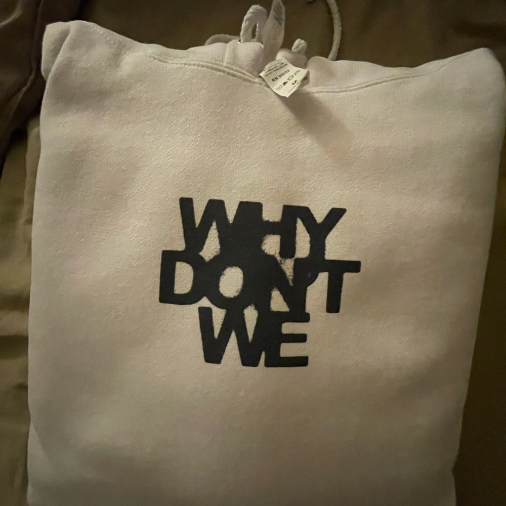 Why Don't We Hoodie - White